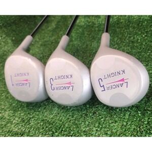Ladies Knight Lancer 3 Pc Wood Set 1, 3, 5 Wood Steel Shaft Right Handed